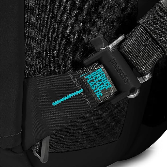 Pacsafe ECO 25L Anti Theft Backpack, ECONYL Black