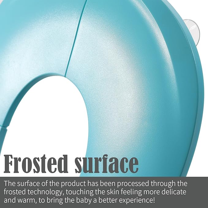 Funbliss Foldable Travel Potty Seat for Toddlers - Portable Folding Toilet Training Seat for Toddlers with Safety Suction Cups, Includes Storage Bag - Essential for On-the-Go Potty Training,Blue