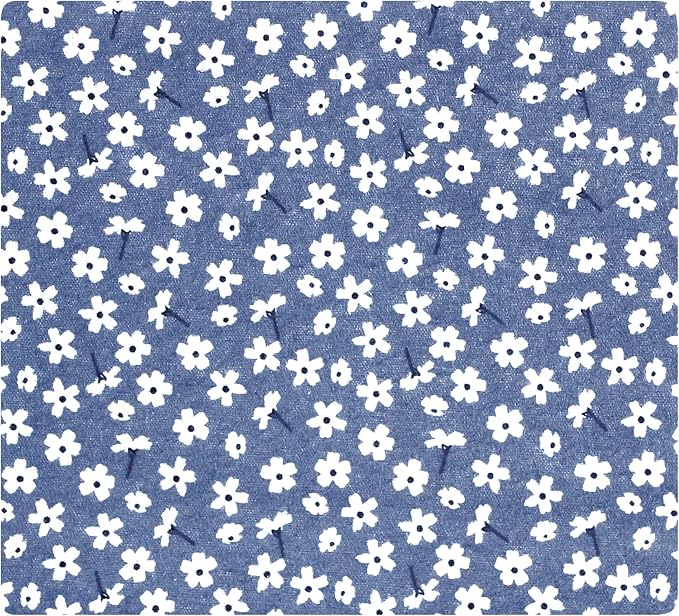 Hudson Baby Unisex Baby Cotton Flannel Receiving Blankets 4-Pack, Blue Cosmos, One Size