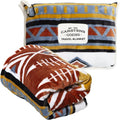 CARSTENS, INC. Travel Blanket, Premium Compact 2-in-1 Airplane Blanket/Pillow, Arrowhead Earth