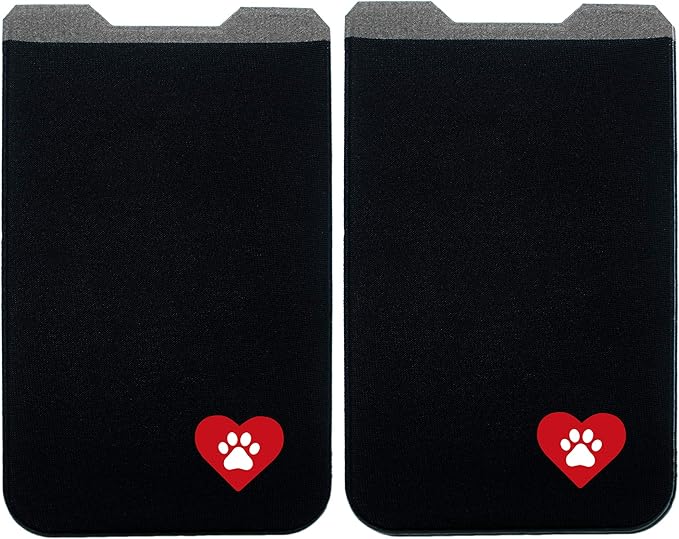 Phone Wallet - Adhesive Card Holder - Cell Phone Pouch - Stick on Lycra Pocket by Gecko - Carry Credit Cards and Cash