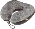 Go Travel American ZZZ's Comfortable Neck Pillow, Travel Pillow for Uninterrupted Sleep, Memory Foam Pillow for Everyday Commute, Airplane, Bus, Car, and Gaming, Travel Essentials, Made in USA, Orange