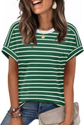 WIHOLL Womens Tops Short Sleeve Shirts Summer Outfits 2026 Spring Dressy Casual Clothes Clothing