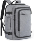 LIGHT FLIGHT Travel Backpack, TSA Friendly Flight Approved Carry on Backpack Water-resistant Lightweight Business Large Weekender Bag Casual Daypack 17.3" Laptop Backpack for Men Women,Grey