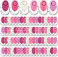 Kanayu 76 Pcs Personal Alarm Bulk 130DB Safe Sound Emergency Safety Self Defense Security Alert Keychain with Led Light Personal Protection Alarm for Women Girls Kids Elderly (Pink Color)