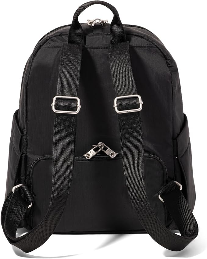 Securtex Anti-Theft Getaway Backpack - 9.4"x13"x5" Travel Safe Bag w/Locking Zippers, Slash-Resistant, RFID