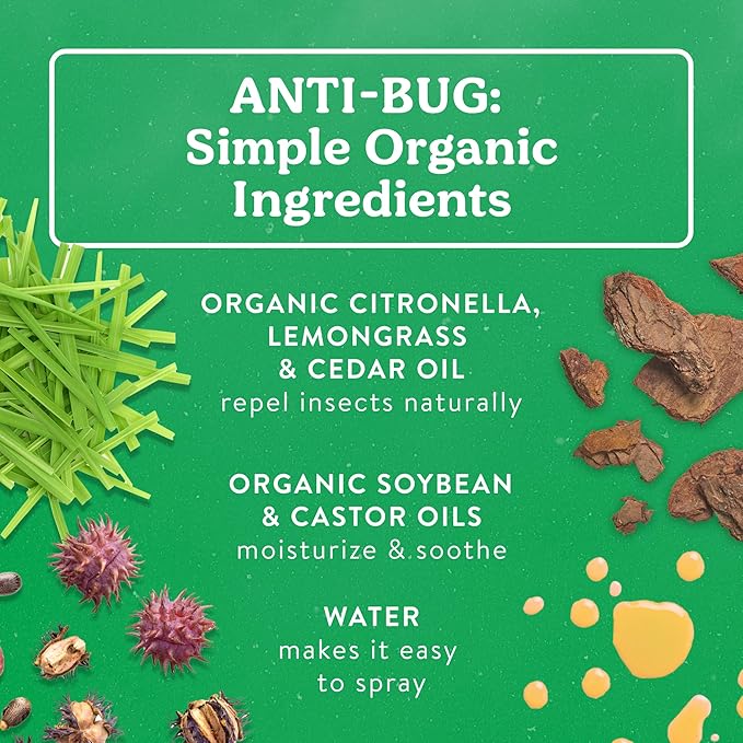 Badger Bug Spray & Tick Spray Combo Pack, Family Friendly All Natural Mosquito and Tick Repellents with Organic Essential Oils, Great Smelling, Plant Based, Deet-Free, Vegan, 4 fl oz, 2-Pack