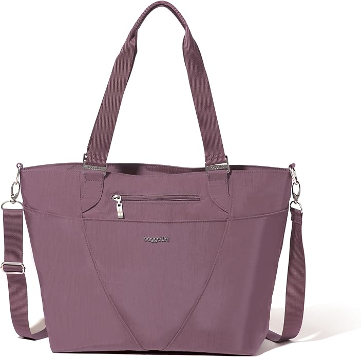Baggallini Avenue Tote - 12x18 Laptop Tote Bag for Women - Lightweight Work Travel Carry On Bag
