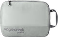 Eagle Creek Pack-It Reveal Clean/Dirty Cube M - Water-Resistant Dual Compartment Packing Cube With Internal Divider for Clean & Dirty Clothes - Travel Essentials - Storm Grey