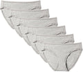 Amazon Essentials Women's Breathable Cotton Bikini Brief Underwear with Full Coverage, Multipacks
