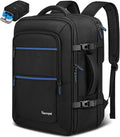 Vancropak Spirit Airlines Personal Item Bag 18x14x8 Backpack, TSA Approved Underseat Travel Backpack with Shoe Compartment Removable for Men & Women, Lightweight Luggage Bag Fit 17.3 inch Laptop