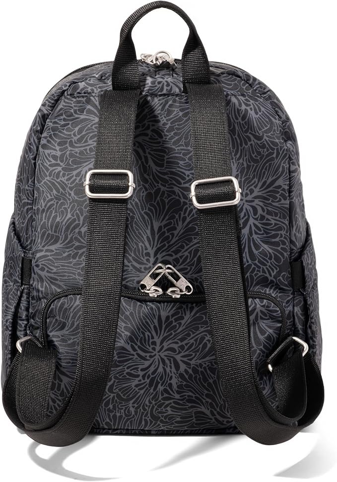 Securtex Anti-Theft Getaway Backpack - 9.4"x13"x5" Travel Safe Bag w/Locking Zippers, Slash-Resistant, RFID