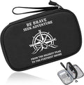 COSHAYSOO Personalized Travel Gifts for Men Teen Boy Travelers Who Have Everything Traveling a Lot, Electronics Cord Cable Organizer Bag Trip Vacation Cruise Airplane Gadgets Essentials, Compass