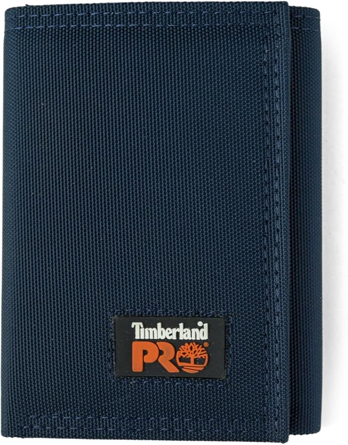 Timberland PRO Men's Cordura Nylon RFID Trifold Wallet with ID Window