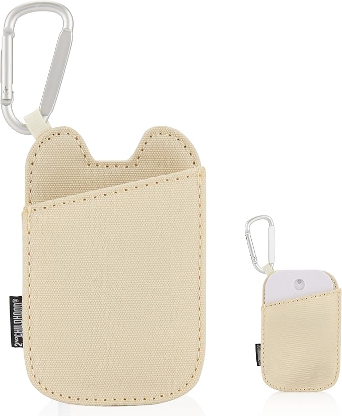 2nd Childhood Hand Sanitizer Holder Compatible with Touchland Mist Spray 1 FL OZ - Keychain Case Clip for Purse, Bag