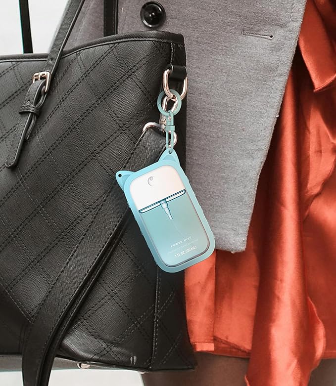 Sonnorel Silicone Case Compatible with Touchland Hand Sanitizer Spray (Fit for 1 FL OZ/30 mL Ver), Portable keychain