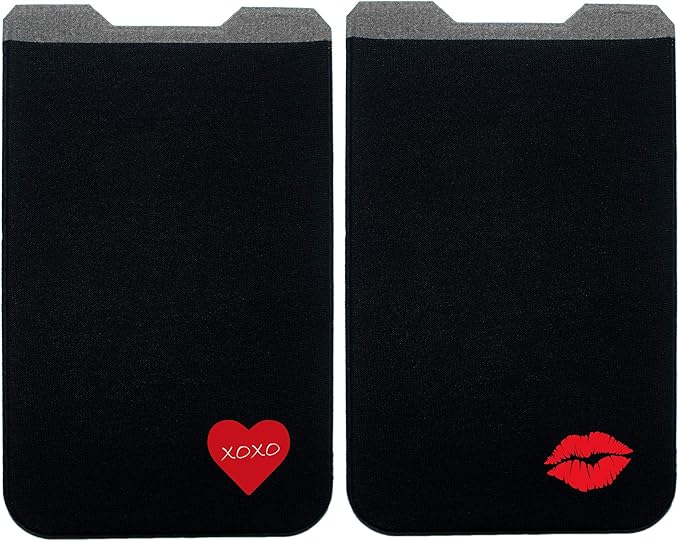 Phone Wallet - Adhesive Card Holder - Cell Phone Pouch - Stick on Lycra Pocket by Gecko - Carry Credit Cards and Cash