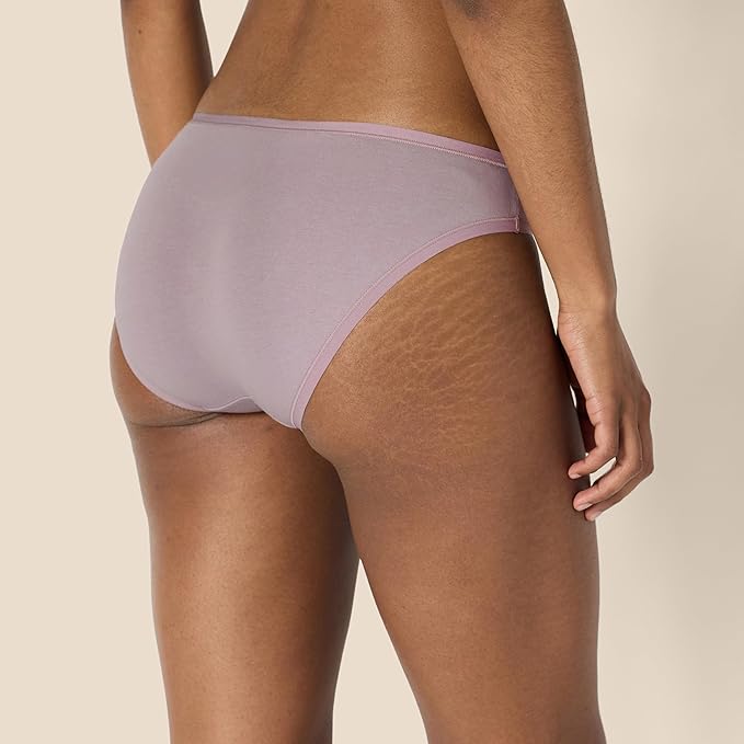 Amazon Essentials Women's Breathable Cotton Bikini Brief Underwear with Full Coverage, Multipacks
