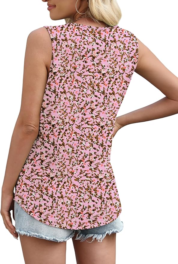 WIHOLL Women's Square Neck Tank Top