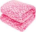 Pink Throw Blanket for Girls, Warm Soft Fuzzy Cute Small Fleece Toddler Throw Blanket for Lap Nap Daycare, Pink Gifts for Girls Women, Home Room Decor, 40x50 Inches