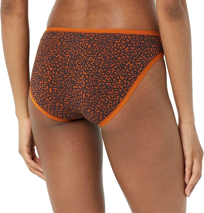 Amazon Essentials Women's Breathable Cotton Bikini Brief Underwear with Full Coverage, Multipacks