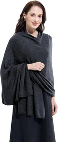 Soft Cashmere Blend Wrap Chic Scarf Stole for Women Wayfarer Travel Extra Large 87"x28"