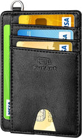 FurArt Slim Minimalist Wallet, Front Pocket Wallets, RFID Blocking, Credit Card Holder for Men