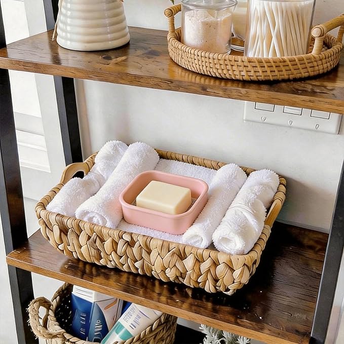 Travel Soap Case, Leakproof Soap Box Container, Square Shampoo Bar Case with Draining Layer, Slip-Resistant Portable Bar Soap Holder for Travel, Camp, Gym (Peach Pink)