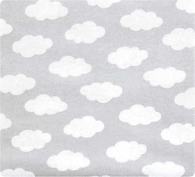 Hudson Baby Unisex Baby Cotton Flannel Receiving Blankets Bundle, Teal Elephant, One Size