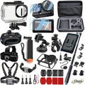 Accessories Kit for DJI OSMO Action 6, 70m Waterproof Housing Case, Tempered Glass Screen Protector, Floaty Bobber Grip, Large Carrying Case, Mounts Chest/Head/Handlebar