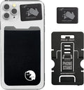 Phone Wallet - Adhesive Card Holder - Cell Phone Pouch - Stick on Lycra Pocket by Gecko - Carry Credit Cards and Cash