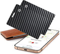 [Apple MFi Certified] 2 Pack Wallet Tracker Card with Apple Find My (iOS Only) Rechargeable Air Tracker Tags Bluetooth Wallet Finder IP68 Waterproof GPS Tracker Item Finder for Keys, Bags, Passport