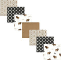 Hudson Baby Unisex Baby Cotton Flannel Receiving Blankets Bundle, Wild Buffalo, One Size