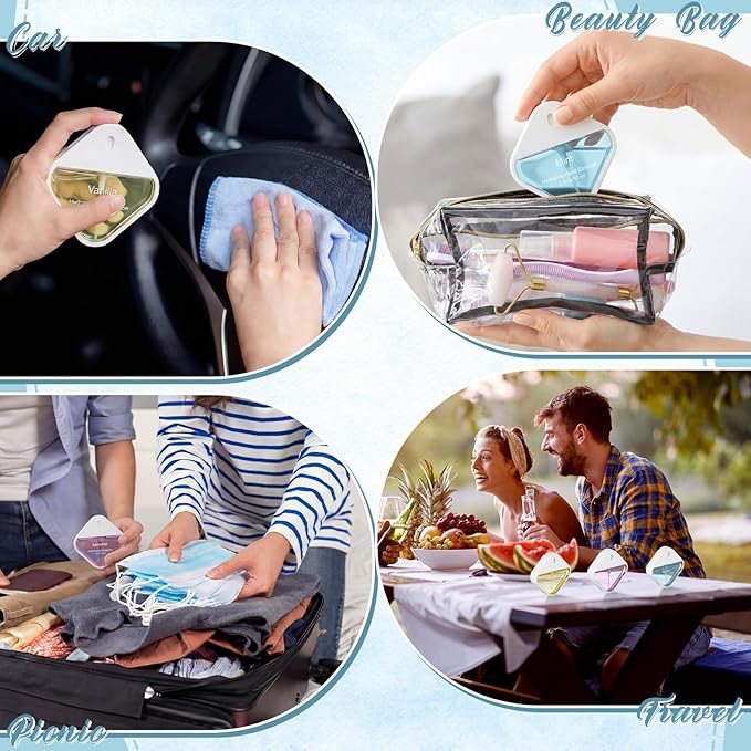 3 Pcs Power Mist Hydrating Hand Sanitizer Spray Bulk Travel Size Hand Sanitizer Pocket 1 oz Square Card Spray Bottle for Daily Use Mother's Day Mom Employee Nurse Teacher Appreciation Gifts