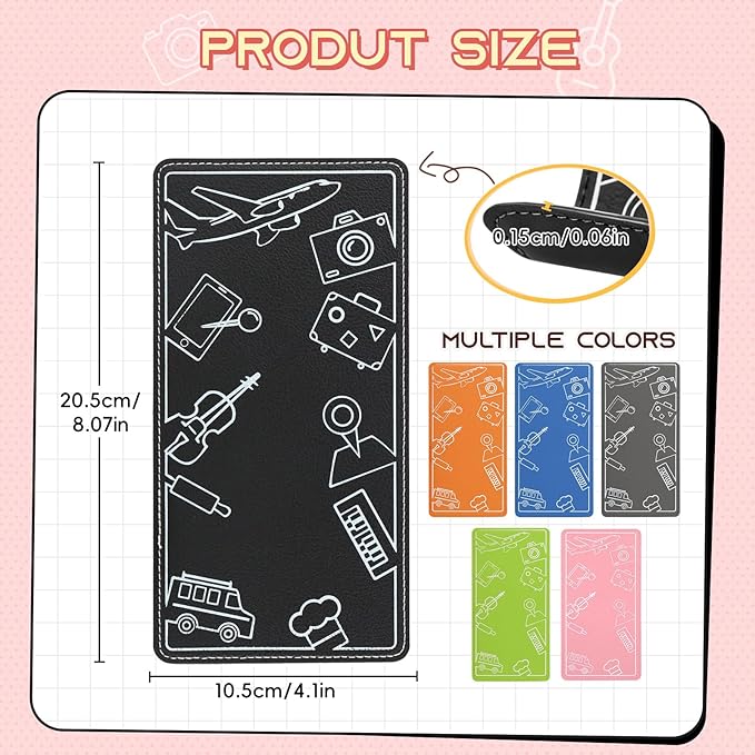 Airplane Phone Holder, Flexible Cell Phone Holder, Folding Cellphone Stand for Desk, Bed, Office, Treadmill, Home, in-Flight Airplane Travel Accessories - Travel Must Haves Cool Gadgets-Black