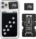 Phone Wallet - Adhesive Card Holder - Cell Phone Pouch - Stick on Lycra Pocket by Gecko - Carry Credit Cards and Cash