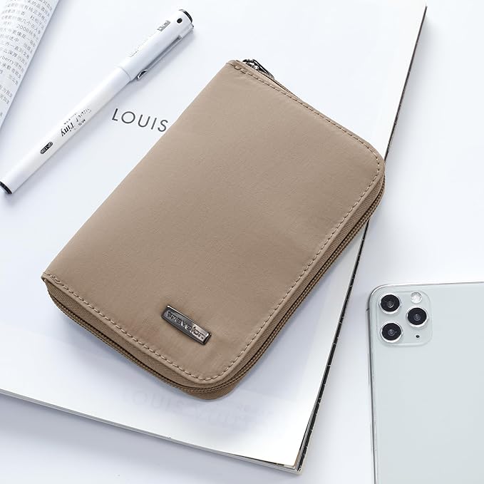 Travelon RFID Blocking Passport Zip Wallet