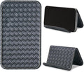 QIELIZI Airplane Travel Essentials for Flying Flex Flap Cell Phone Holder & Flexible Tablet Stand for Desk, Bed, Treadmill, Home & in-Flight Airplane Travel Accessories(1-Woven Black)