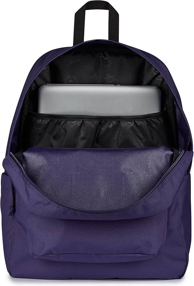 JanSport SuperBreak Plus Backpack with Padded 15-inch Laptop Sleeve and Integrated Bottle Pocket - Spacious and Durable Daypack for Work and Travel - Amethyst Angst