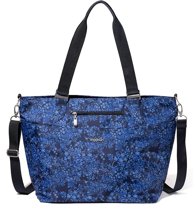 Baggallini Avenue Tote - 12x18 Laptop Tote Bag for Women - Lightweight Work Travel Carry On Bag