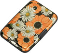ELFISH Mini RFID Aluminum Wallet Credit Cards Holder Business Card Case Metal ID Case for Men Women(Chamomile)
