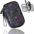 COSHAYSOO Unique Useful Travel Birthday Gifts for Women Travelers, Electronics Cord Cable Organizer Bag Case Tech Pouch Traveling Vacation Cruise Airplane Gadgets Essentials Organization, Vintage