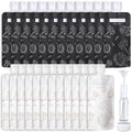 PACKISM 27 Pack Travel Pouches for Toiletries - 3 oz Leak Proof TSA Approved Liquid Containers, Squeeze Bags for Shampoo Lotion, Space Saving Refillable Carriers, Black Beige Chamomile