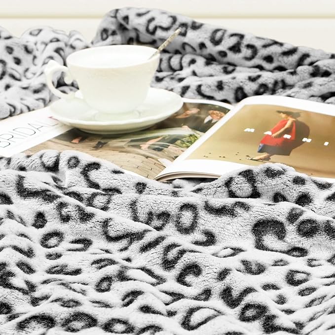 Fleece Blanket Queen Size Dark Grey Soft Blanket Throw Lightweight Plush Black Queen Blankets for Bed 90x90 inch