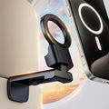 WixGear Universal Airplane in Flight Phone Mount, for MagSafe Phones, Handsfree Phone Holder for Desk with Multi-Directional Dual 360 Degree Rotation Flying Essential (Compatible MagSafe iPhones)