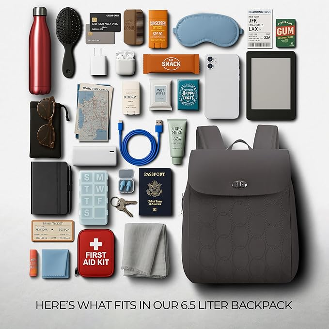 Travelon Anti-Theft Runways Compact Backpack