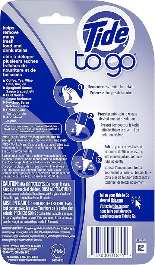 Tide To Go Instant Stain Remover Pens 3 ea (pack of 4)