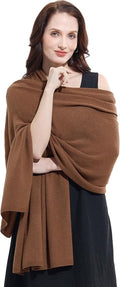 Soft Cashmere Blend Wrap Chic Scarf Stole for Women Wayfarer Travel Extra Large 87"x28"