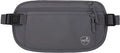 SUPACOOL Money Belt, Hidden Travel Wallet for Passport, RFID Blocking Passport Pouch, Undercover Fanny Pack(Grey)
