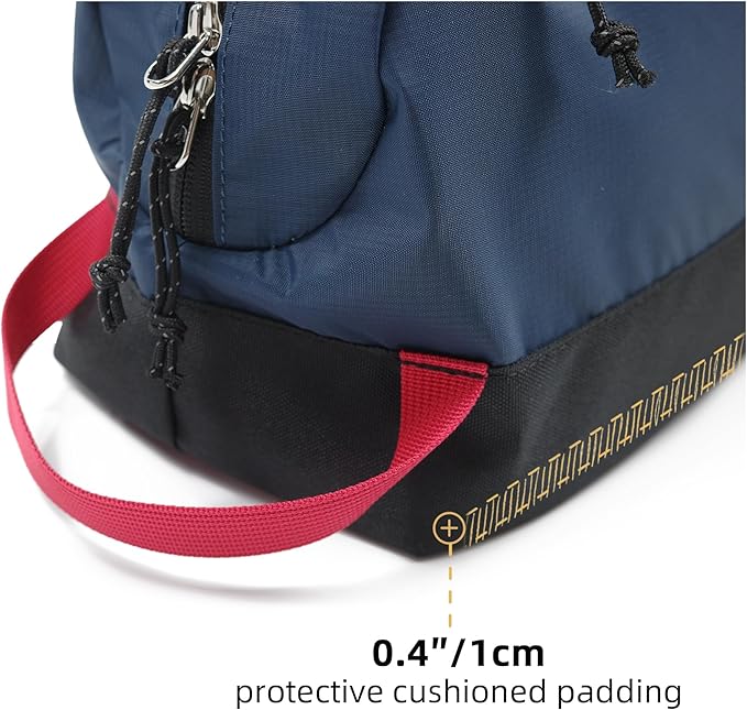 Travel Toiletry Bag 8L, Large Packing Cube with Waterproof TPU Wet/Dry Compartment